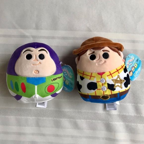 Toy Story Disney NWT 8" SQUISHMALLOW BUZZ LIGHTYEAR & WOODY Toy Story Disney NWT 8" SQUISHMALLOW BUZZ LIGHTYEAR & WOODY